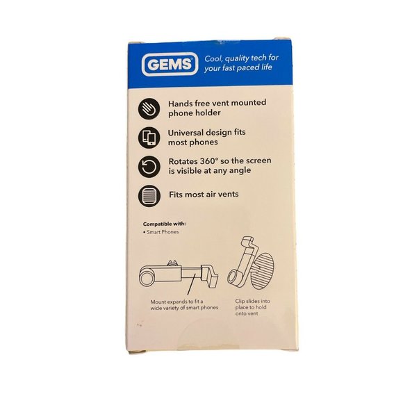GEMS Hands Free Car Phone Mount - Picture 2 of 4